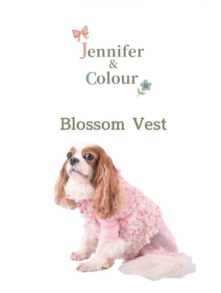 画像2: 【Jennifer & Colour】Blossom Vest：Tsubomi（蕾） (2)