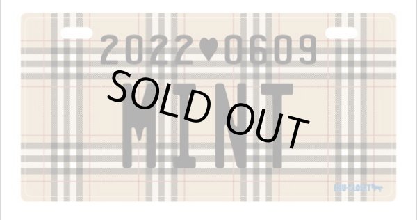 画像1: 【カスタムプレート】MINT様 (1)