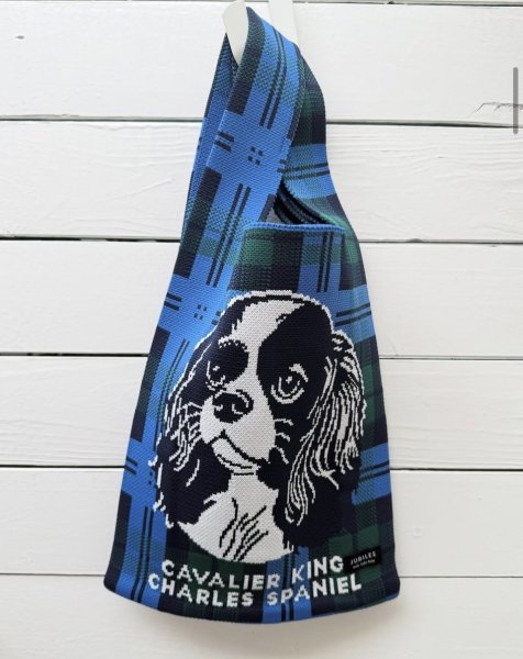 画像1: キャバリアニットトートバッグ (1)