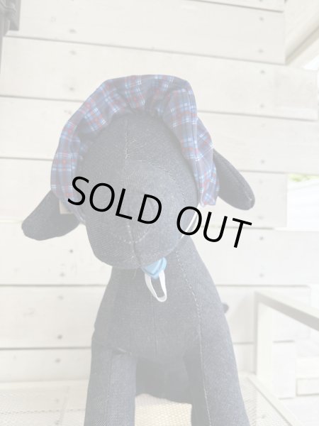 画像2: ８まきイヤーバンド【ネイビーチェック】 (2)