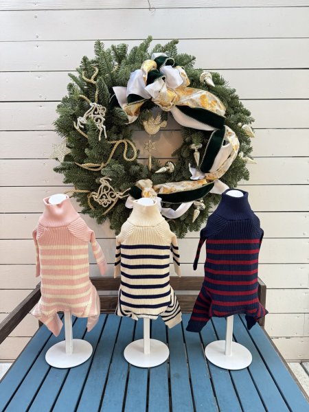 画像6:  12月新作 【Cavasuits KNIT】パネルボーダー2025：ベージュ (6)