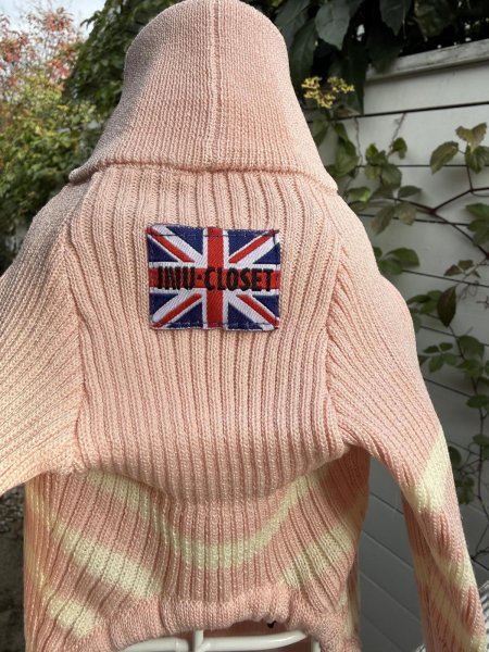 画像6:  12月新作 【Cavasuits KNIT】パネルボーダー2025：ピンク (6)