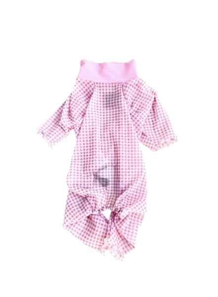 画像1:  【注文受付中】  3月新作 【キャバスーツ LIMITED】Airy SMOCK：ギンガムブラウスPINK (1)