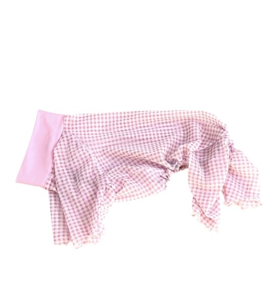 画像3:  【注文受付中】  3月新作 【キャバスーツ LIMITED】Airy SMOCK：ギンガムブラウスPINK (3)