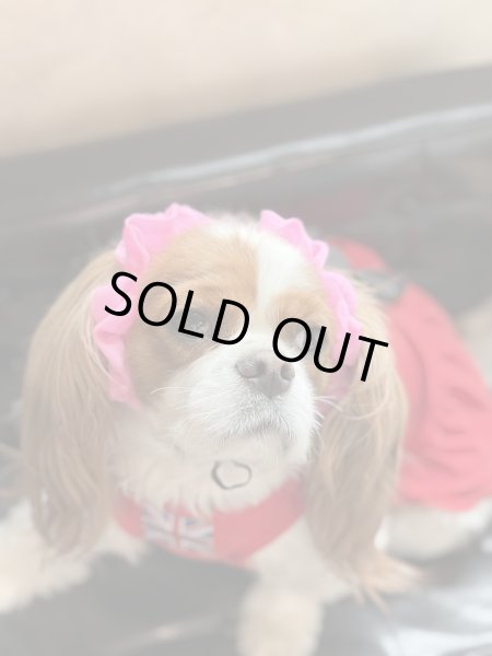 画像2: ヘアータイ【浴衣・桃】 (2)