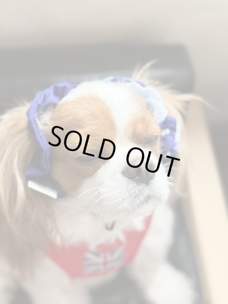 画像2: ヘアータイ【浴衣・紺】 (2)