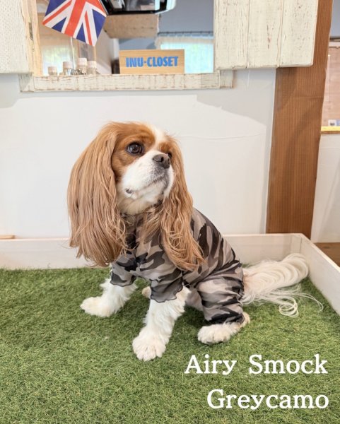 画像2:  【注文受付中】  7月新作 【キャバスーツ LIMITED】Airy SMOCK：Grey Camo (2)