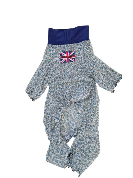 画像1:  3月新作 【キャバスーツ LIMITED】Airy SMOCK：HANA NAVY (1)