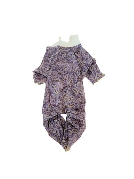 画像4:  【注文受付中】  7月新作 【キャバスーツ LIMITED】Airy SMOCK：Purple Paisley (4)