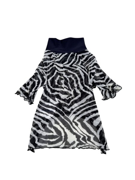 画像3:  【注文受付中】  8月新作 【CAVA TEE】Airy SMOCK：ZEBRA BLACK (3)