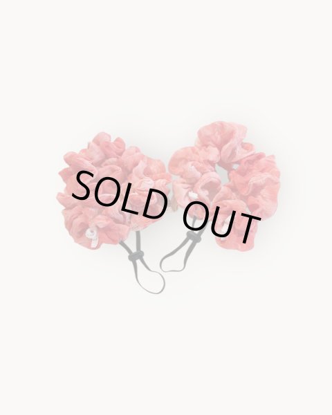 画像1: ヘアータイ【浴衣・ピンク】 (1)