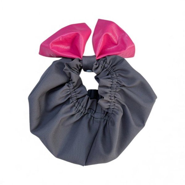 画像1: すあませいさくしょ☆エナメル風ピンクリボンスヌード (1)