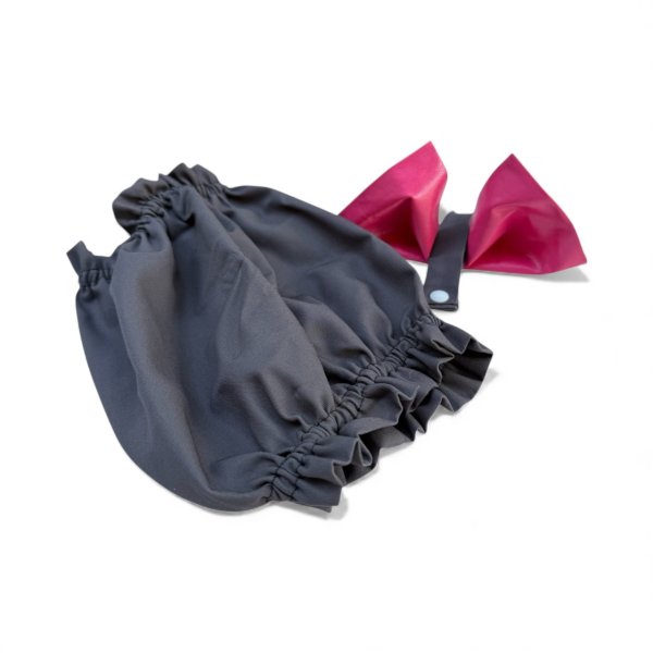 画像2: すあませいさくしょ☆エナメル風ピンクリボンスヌード (2)