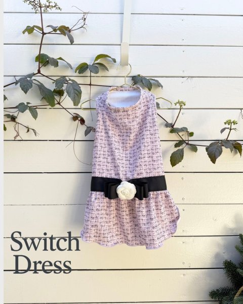 画像10:  【注文受付中】  12月新作 【Jennifer & Colour】Switch Dress：BLACK TWEED (10)