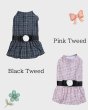 画像2:  【注文受付中】  12月新作 【Jennifer & Colour】Switch Dress：BLACK TWEED (2)