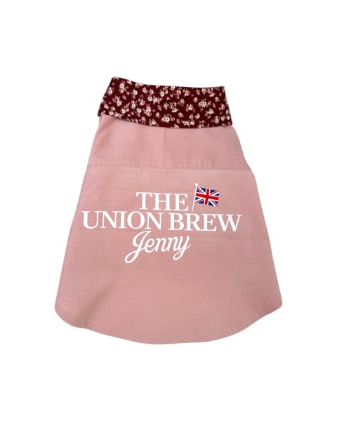 画像2:  【オリジナルネーム入り】 UNION BREW バリスタシャツ：コーデュロイ (2)